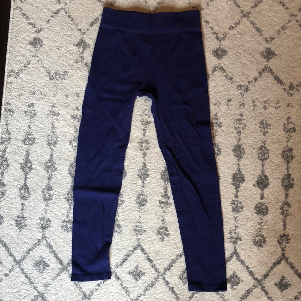 Workouts by Katya Ribbed Knit Leggings